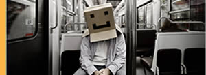Cardboard Box Head - conceptual photo project