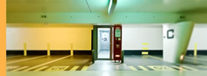 Photographs of the Grands Moulins parking garage (Paris)