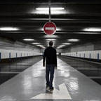 Facing the void - Conceptual photography