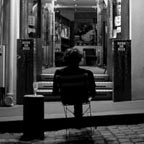 Spectateur en plein air - Photographie ombre et lumi�re