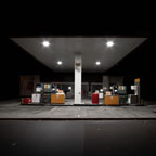 Anatomie d'une station service 3 - Night photography
