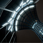 Metal spider Web - Photographie de nuit