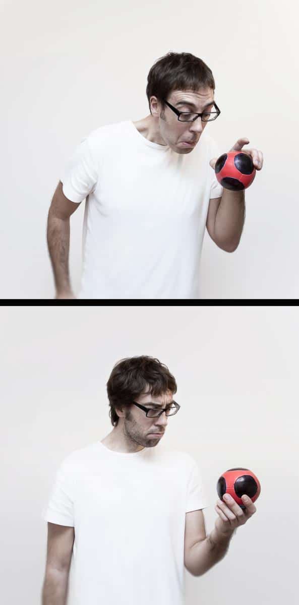 Ellipse narrative avec une balle - Portrait and self-portrait photography