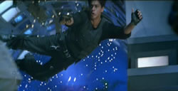Shahrukh Khan déguisé en Tom Cruise dans MI2
