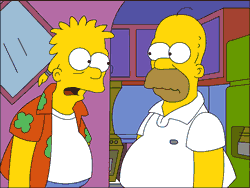 Bart et Homer en l'an 3000 ?